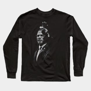 Malcom X Human Rights Activist Long Sleeve T-Shirt